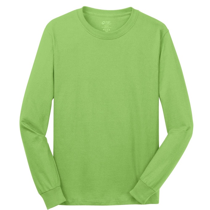 Port & Company Long Sleeve Cotton T-Shirts