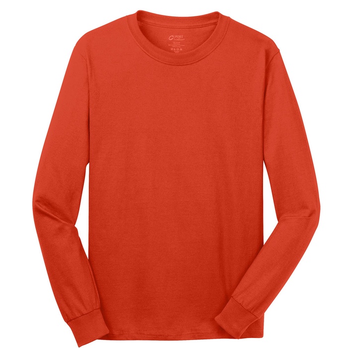 Port & Company Long Sleeve Cotton T-Shirts