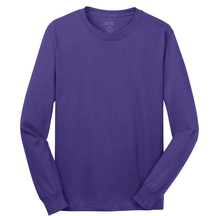 Port & Company Long Sleeve Cotton T-Shirts