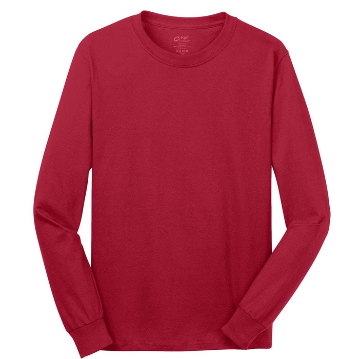 Port & Company Long Sleeve Cotton T-Shirts