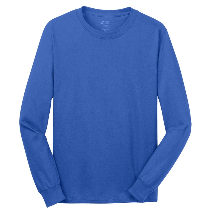 Port & Company Long Sleeve Cotton T-Shirts