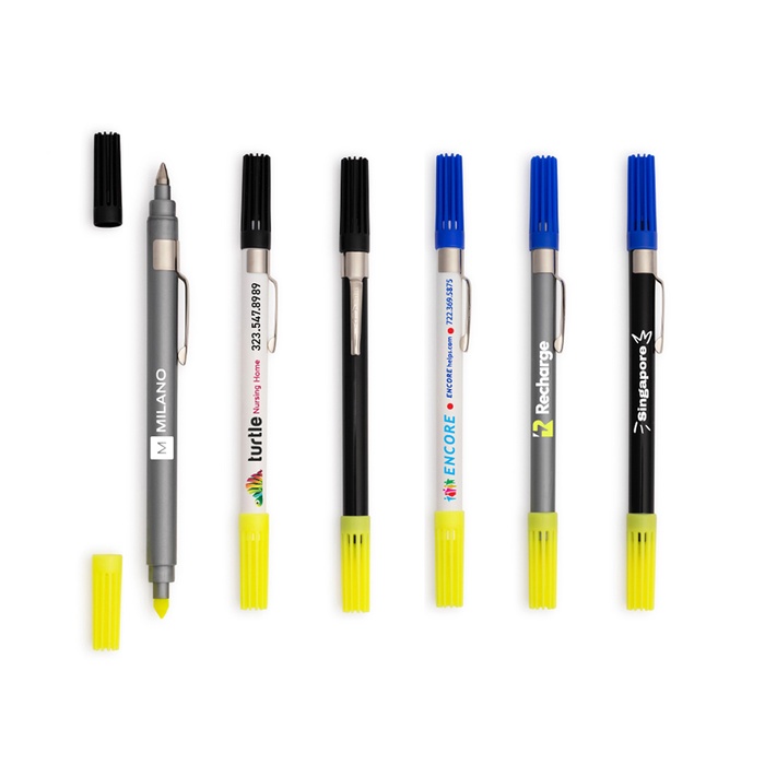 Dri Mark® Double Exposure Highlighter Ballpoint Pen
