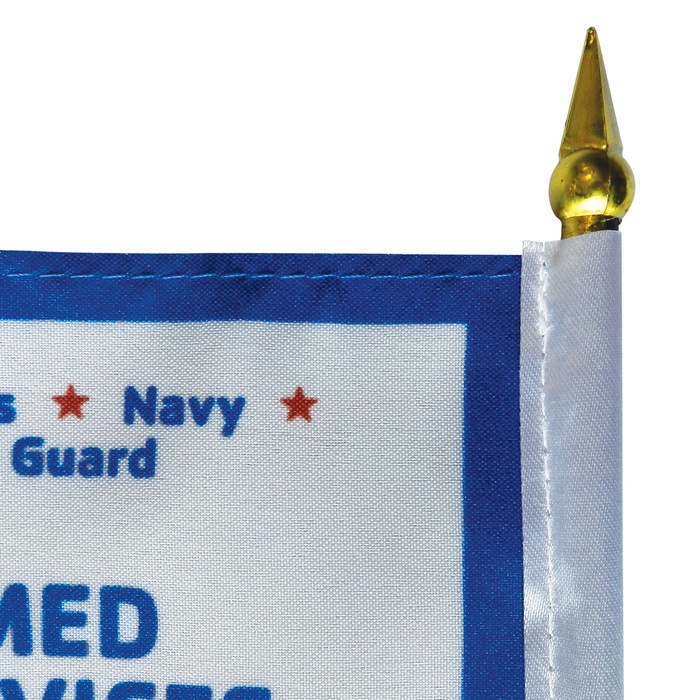 4" x 6" Double Sided Polyester Stick Flags