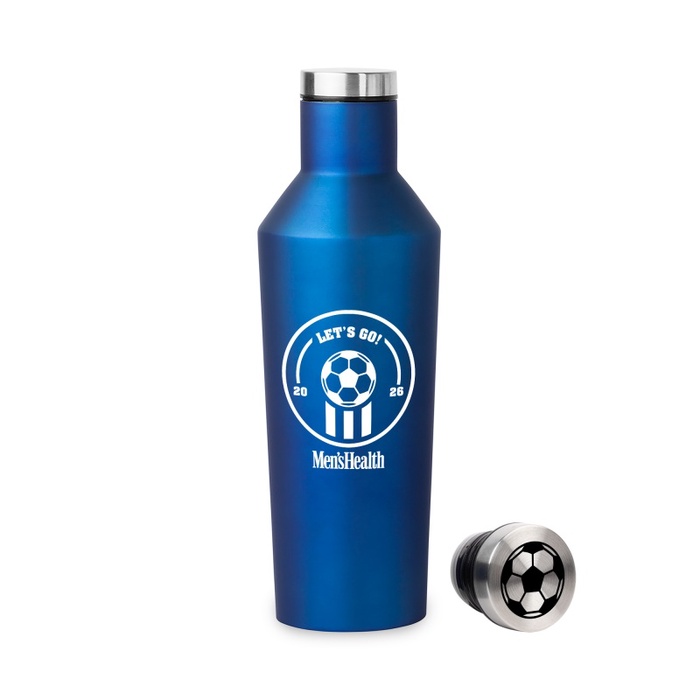 Soccer Vacuum Sealed 17oz Bottle