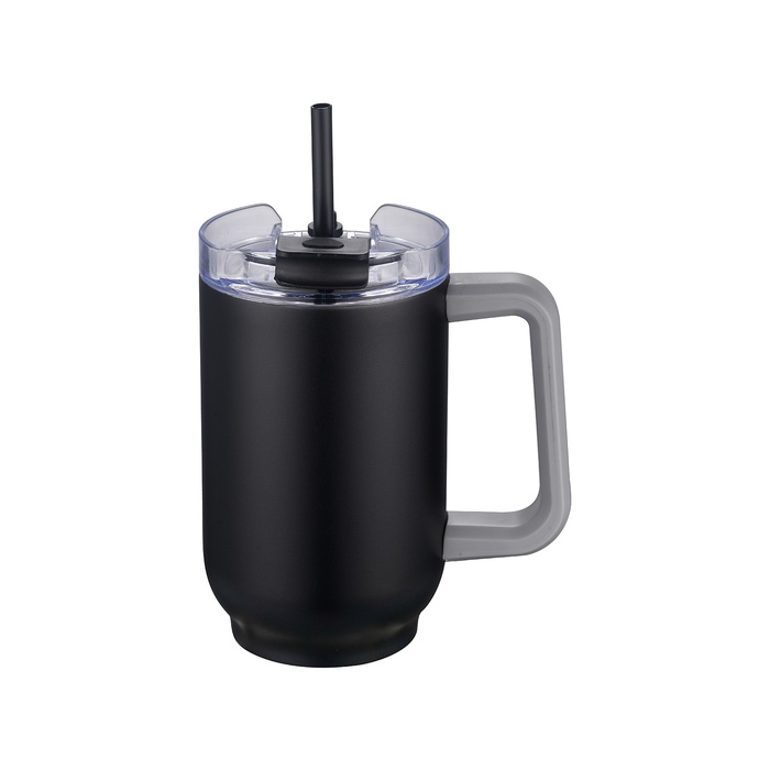 Two-in-One 21 oz Stainless Steel Travel Mug and Beverage Holder