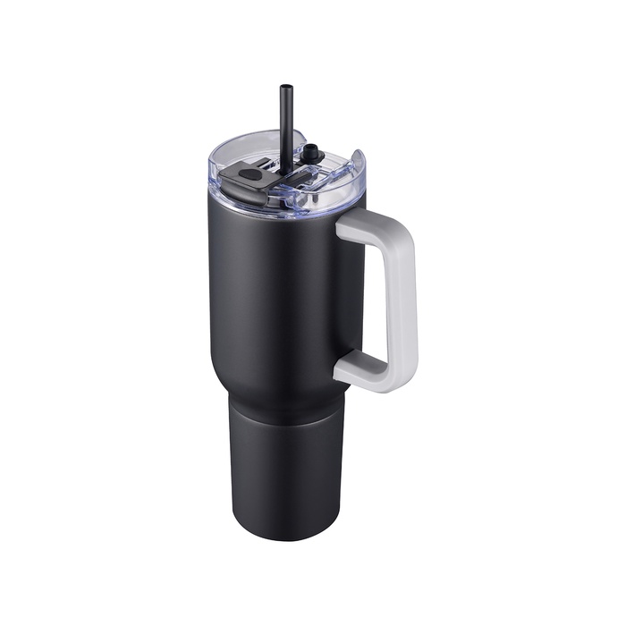 Two-in-One 21 oz Stainless Steel Travel Mug and Beverage Holder