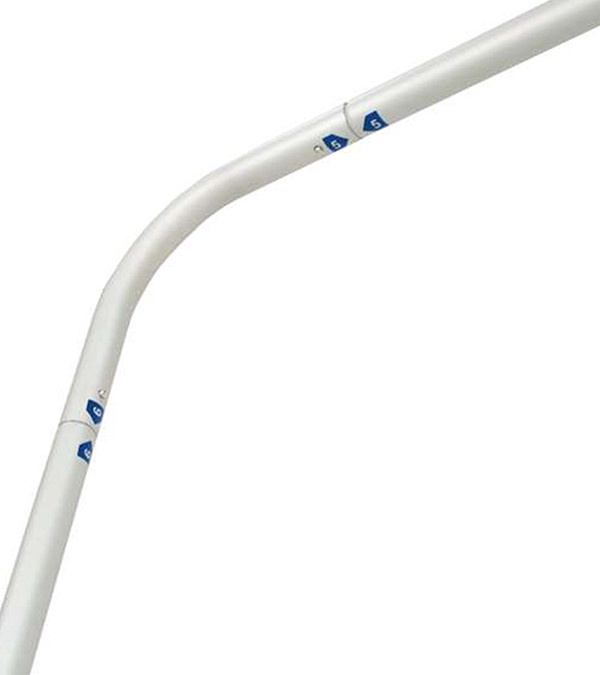 8'W x 90&quot;H EuroFit Straight Wall Kit (Recycled Polyester Knit)