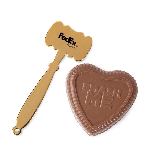 Clever Candy Smash Chocolate Heart with Triple Layer Hearts