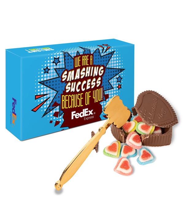 Clever Candy Smash Chocolate Heart with Triple Layer Hearts
