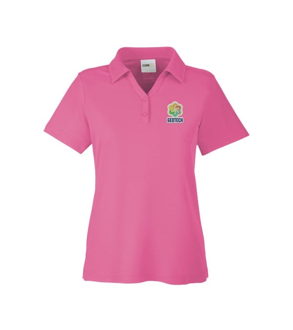 CORE365 Ladies' Fusion ChromaSoft Pique Polo - Embroidery