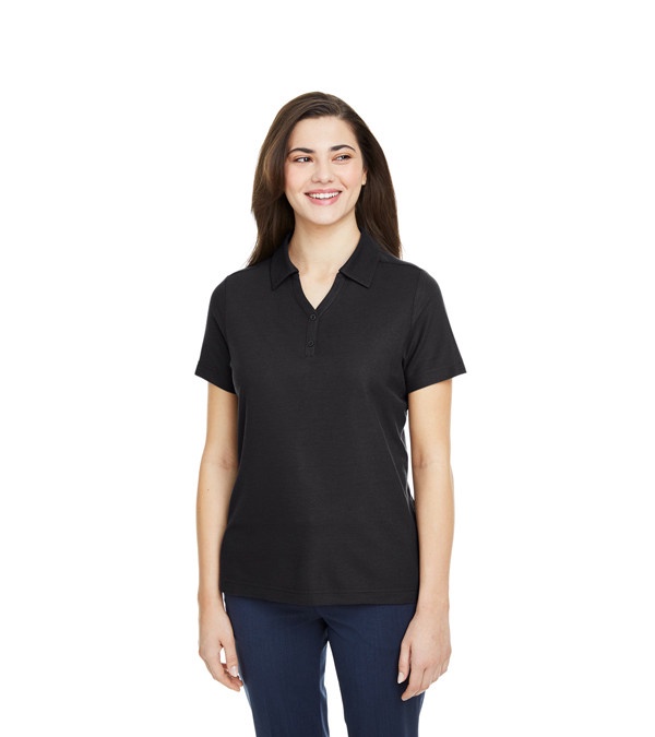 CORE365 Ladies' Fusion ChromaSoft Pique Polo - Embroidery