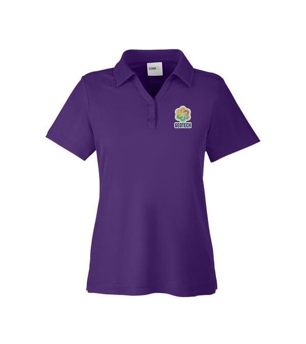 CORE365 Ladies' Fusion ChromaSoft Pique Polo - Embroidery