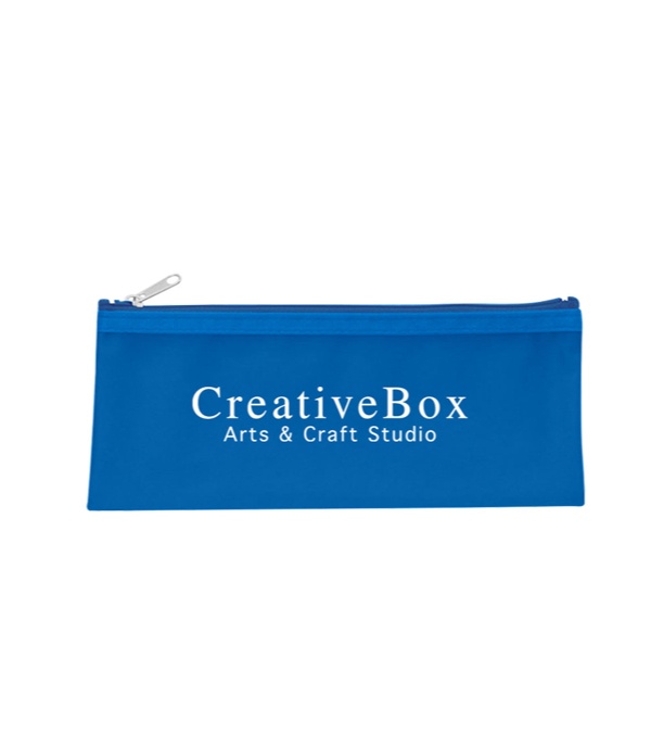 Frosted Zippered Pencil Case