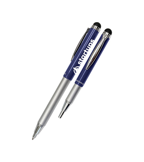 Zebra Telescopic Expandable Metal Ball Point Pen & Stylus