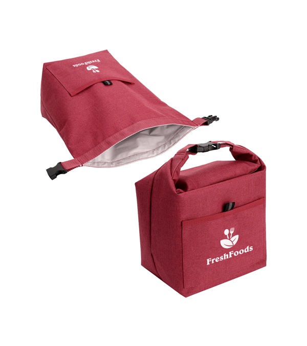 Bellevue Heathered Polyester Insulated Lunch Tote