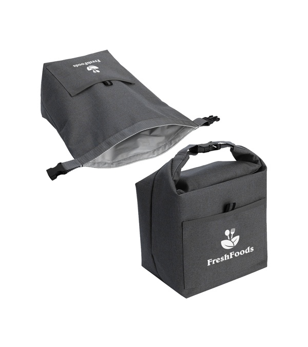 Bellevue Heathered Polyester Insulated Lunch Tote
