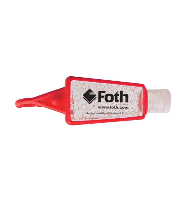 1 oz. Hand Sanitizer Gel in Silicone Holder