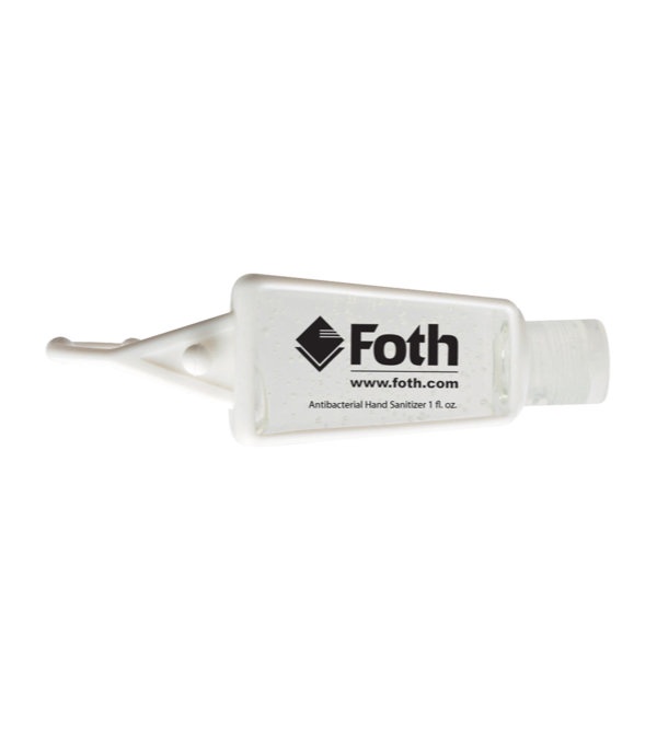 1 oz. Hand Sanitizer Gel in Silicone Holder