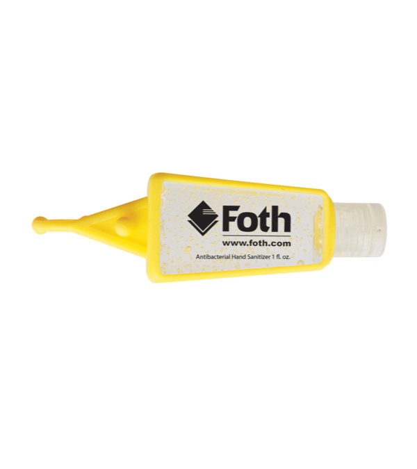 1 oz. Hand Sanitizer Gel in Silicone Holder