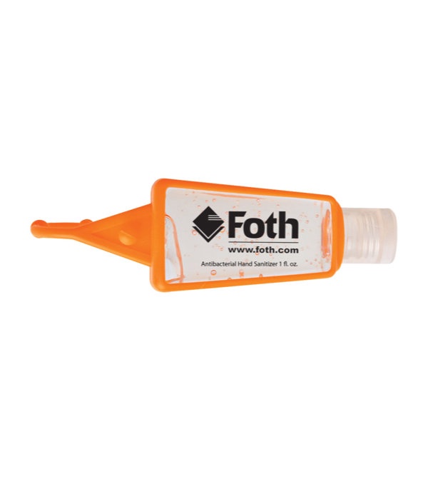 1 oz. Hand Sanitizer Gel in Silicone Holder