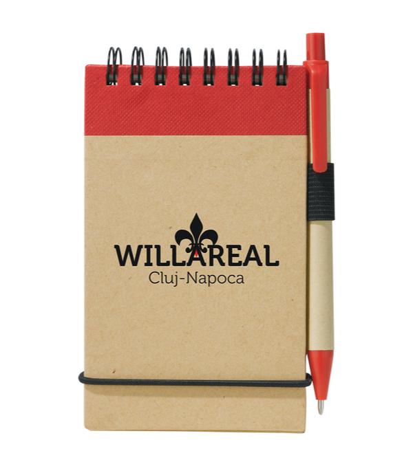 5" x 4" Recycled Eco Spiral Jotter with Pen
