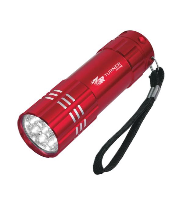 Aluminum LED Flashlight With Strap