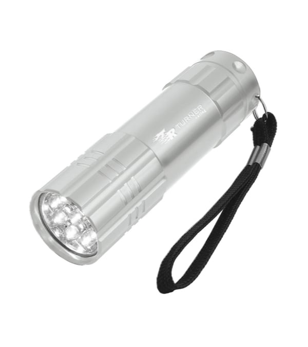 Aluminum LED Flashlight With Strap
