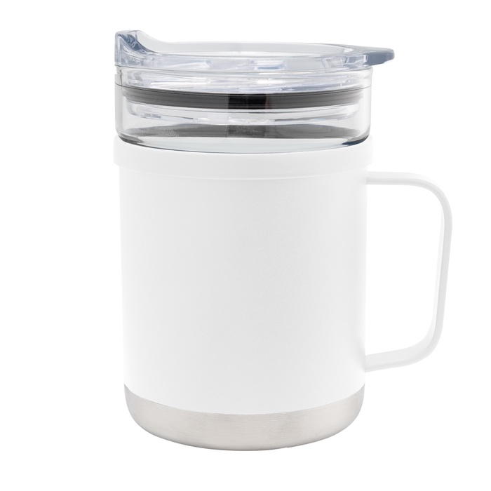 15 Oz. Glass & Stainless Steel Mug
