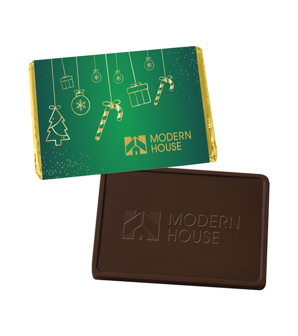 1 oz. Custom Wrapper Bars - Dark Chocolate