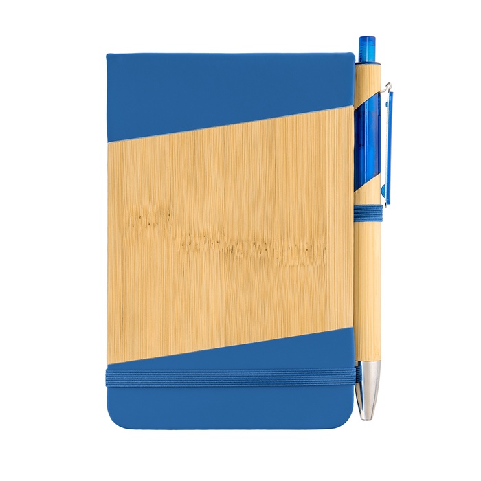Bamboo Look Jotter & Pen