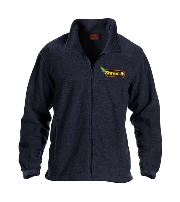Harriton® Men's 8 oz. Full-Zip Fleece - Embroidered