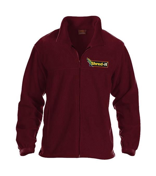 Harriton® Men's 8 oz. Full-Zip Fleece - Embroidered