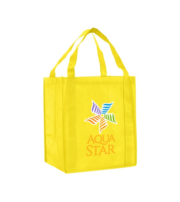 Saturn Jumbo Non-Woven Grocery Tote - Full Color Imprint