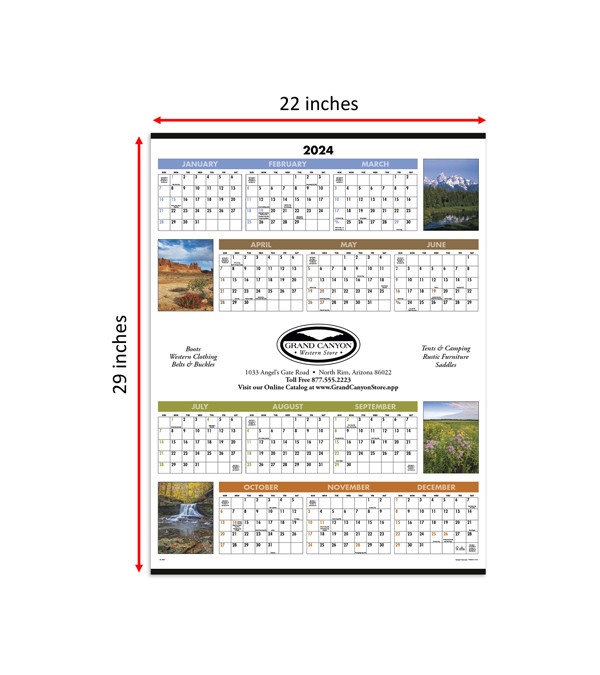 Scenic Span-A-Year Calendar