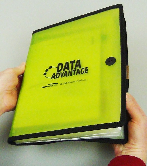 Custom Polypro Filefolio