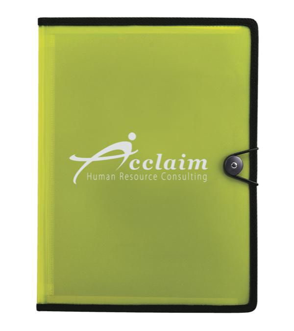 Custom Polypro Filefolio