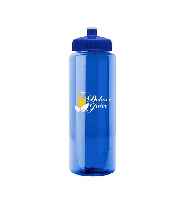 The Guzzler - 32 oz. Transparent Bottle with Push pull lid