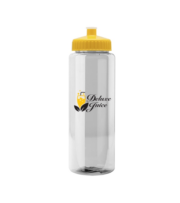 The Guzzler - 32 oz. Transparent Bottle with Push pull lid