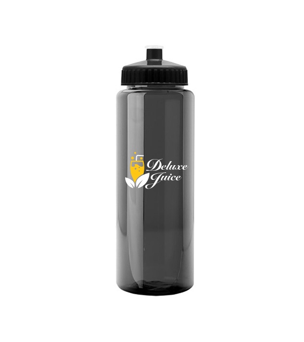 The Guzzler - 32 oz. Transparent Bottle with Push pull lid