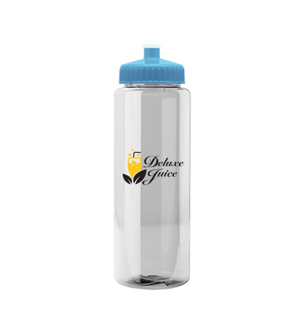 The Guzzler - 32 oz. Transparent Bottle with Push pull lid