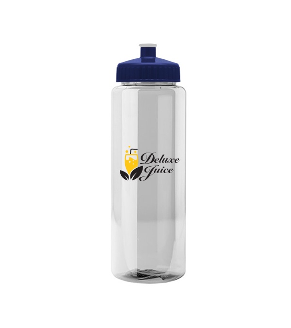 The Guzzler - 32 oz. Transparent Bottle with Push pull lid