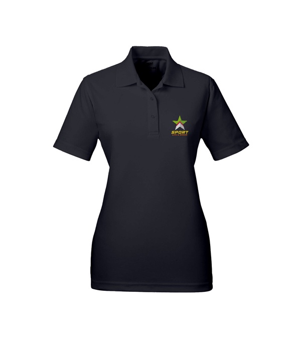 UltraClub Ladies' Cool & Dry Mesh Piqué Polo - Embroidery