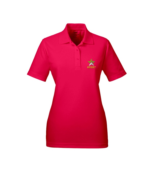 UltraClub Ladies' Cool & Dry Mesh Piqué Polo - Embroidery