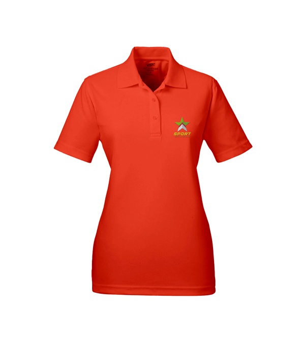UltraClub Ladies' Cool & Dry Mesh Piqué Polo - Embroidery
