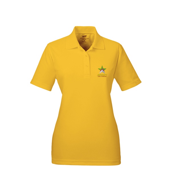 UltraClub Ladies' Cool & Dry Mesh Piqué Polo - Embroidery