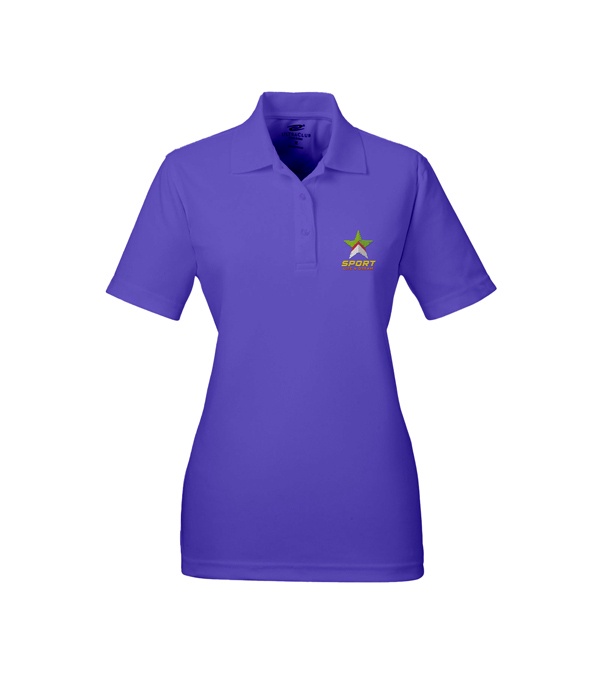 UltraClub Ladies' Cool & Dry Mesh Piqué Polo - Embroidery