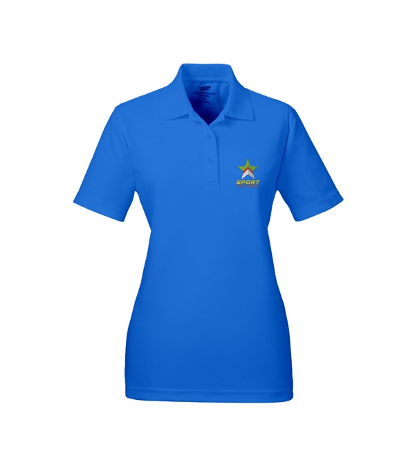UltraClub Ladies' Cool & Dry Mesh Piqué Polo - Embroidery