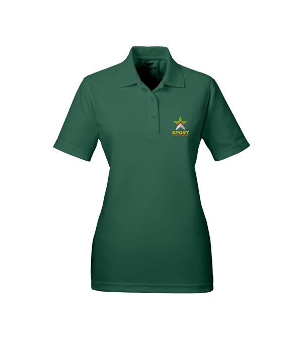 UltraClub Ladies' Cool & Dry Mesh Piqué Polo - Embroidery
