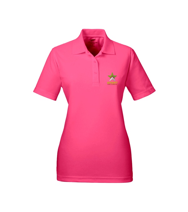 UltraClub Ladies' Cool & Dry Mesh Piqué Polo - Embroidery