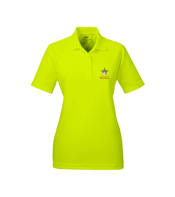 UltraClub Ladies' Cool & Dry Mesh Piqué Polo - Embroidery